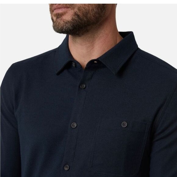 32 Degrees Men's Long Sleeve
Button-Up Shirt Blue - Picture 4 of 4